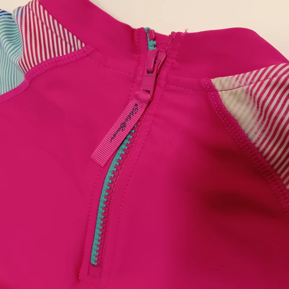 4 Piece Set NWOT Eddie Bauer Girls Swim Coordinates Set Size Large
